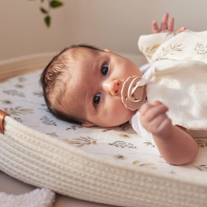 Jollein - Hoeslaken Jersey 60 x 120cm Wild Flowers