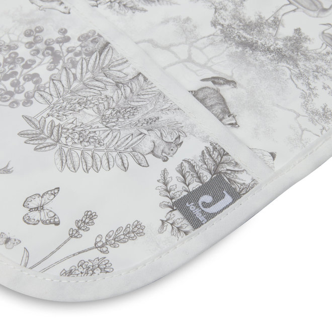 Jollein - Slab Waterproof met Mouw Pimpelmees - Forest Animals