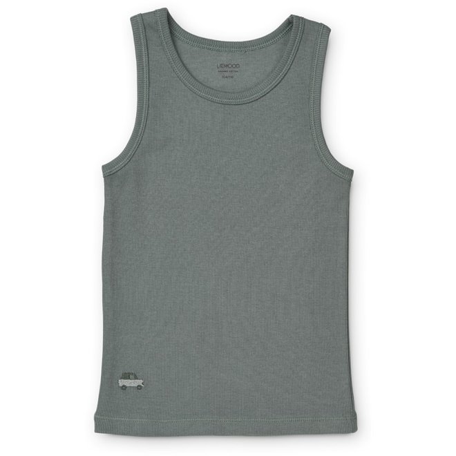 Liewood - Faris printed tank top 2-pack - Vehicles
