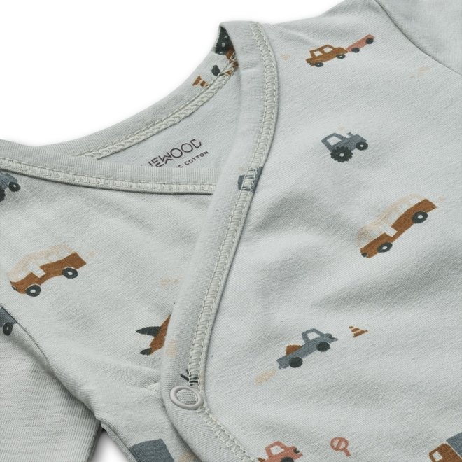 Liewood - Hali body shortsleeve (2 pack) - Vehicles