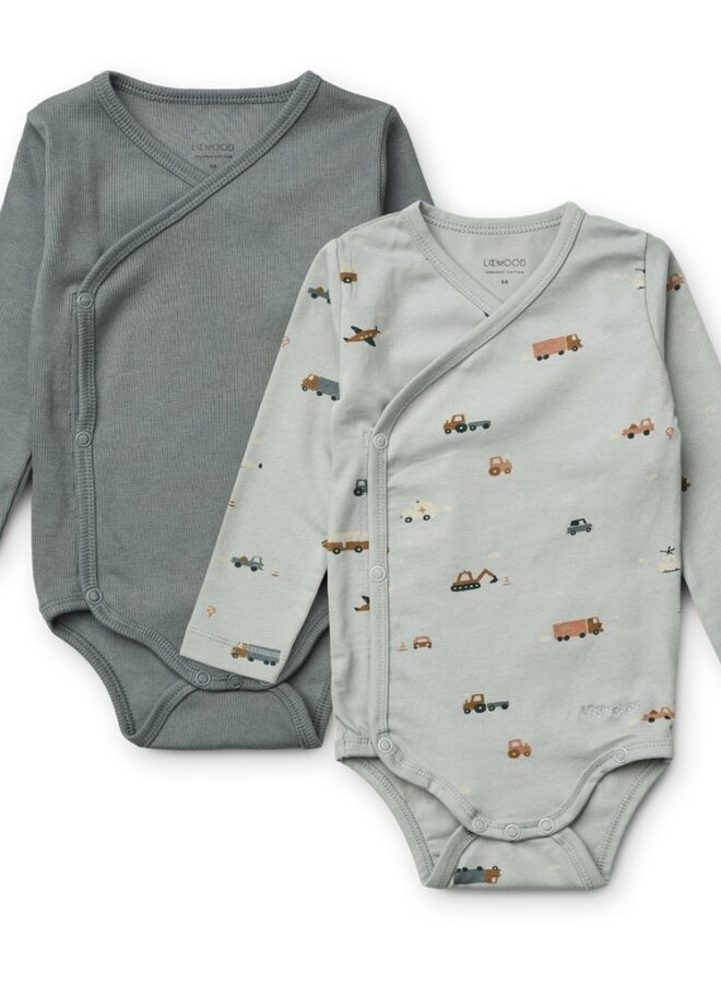 Liewood - Hali body longsleeve - Vehicles