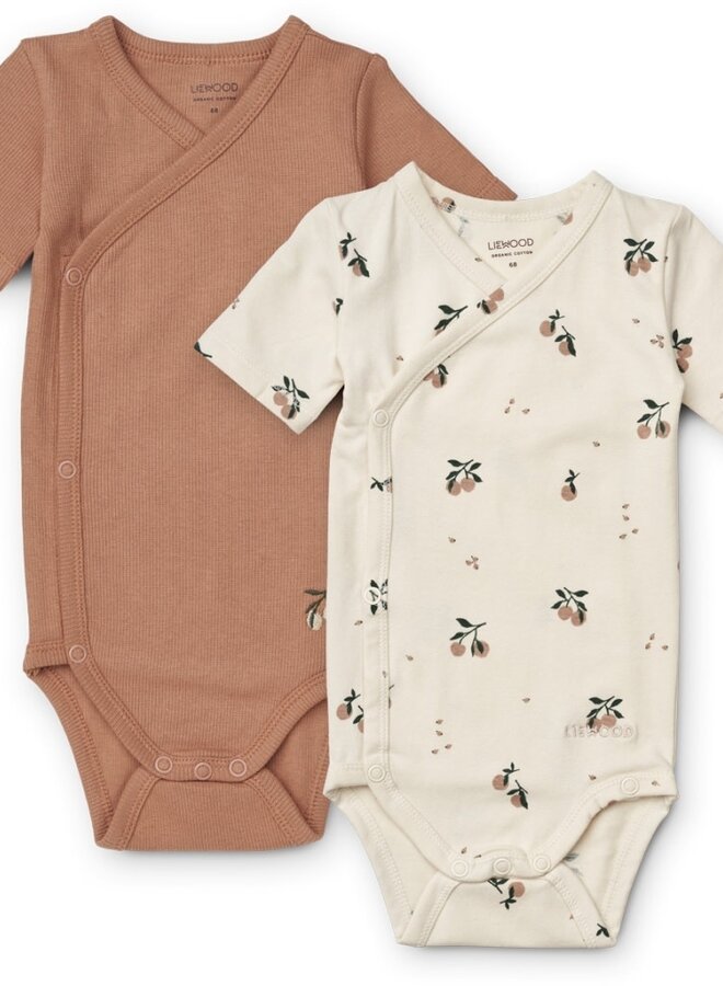 Liewood - Hali body shortsleeve - Peach tuscany rose