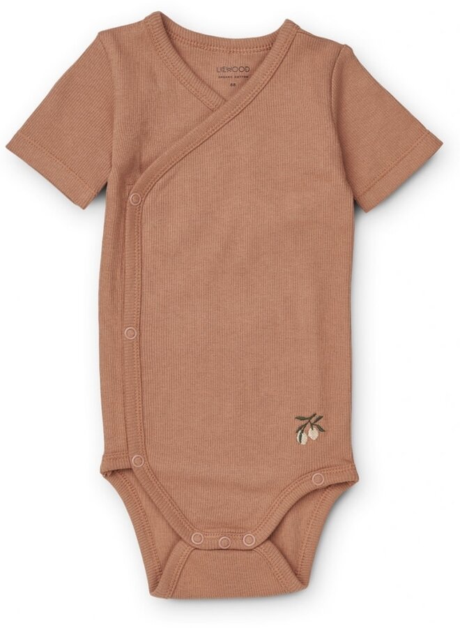 Liewood - Hali body shortsleeve - Peach tuscany rose