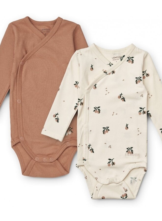 Liewood - Hali body longsleeve - Peach tuscany rose