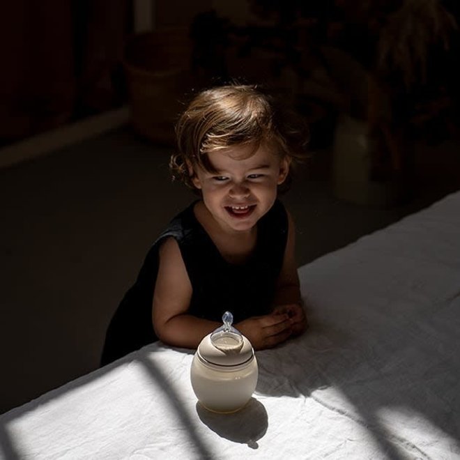 Elhee - Milk baby bottle 330 ml - Sand