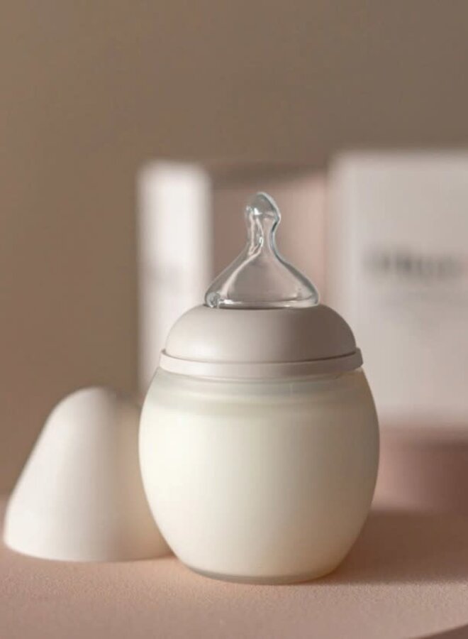 Elhee - Milk baby bottle 330 ml - Sand