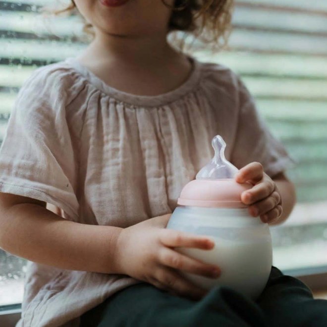 Elhee - Milk baby bottle 330 ml - Nude
