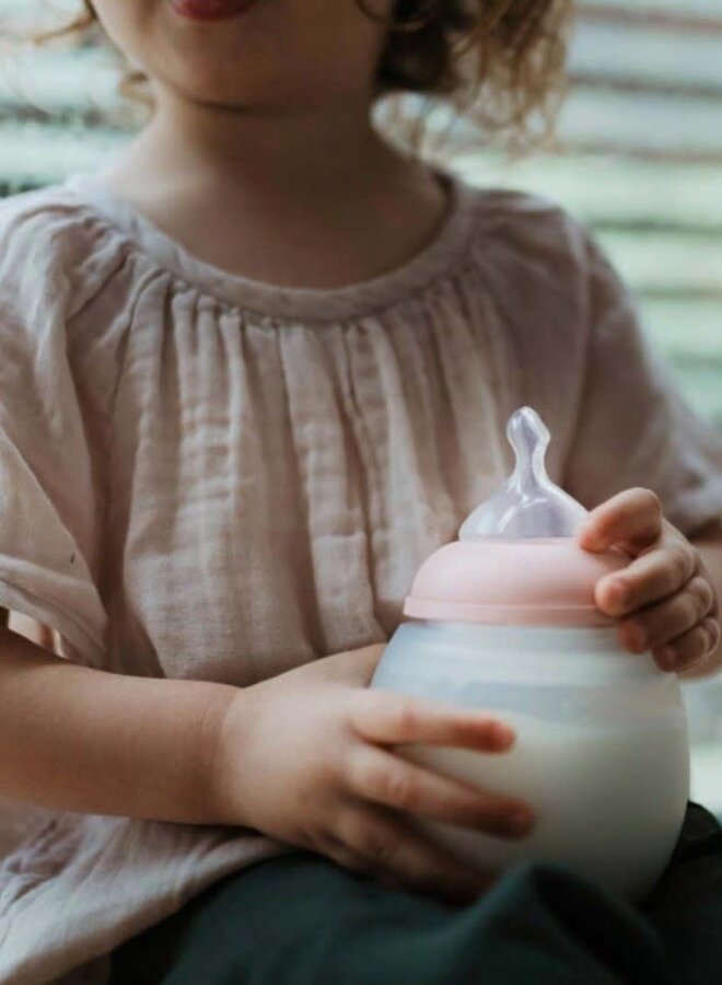 Elhee - Milk baby bottle 330 ml - Nude