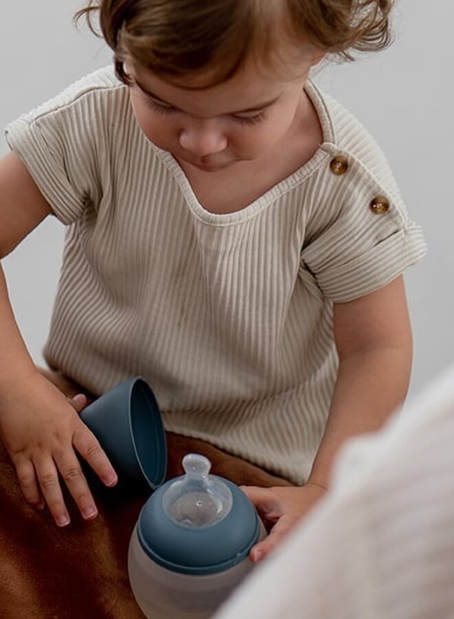 Elhee - Baby bottle Blue grey - 240 ml