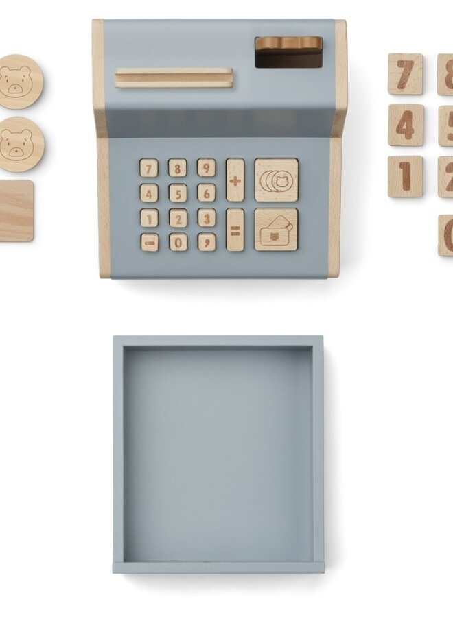 Liewood - Buck cash register - Blue fog multi mix