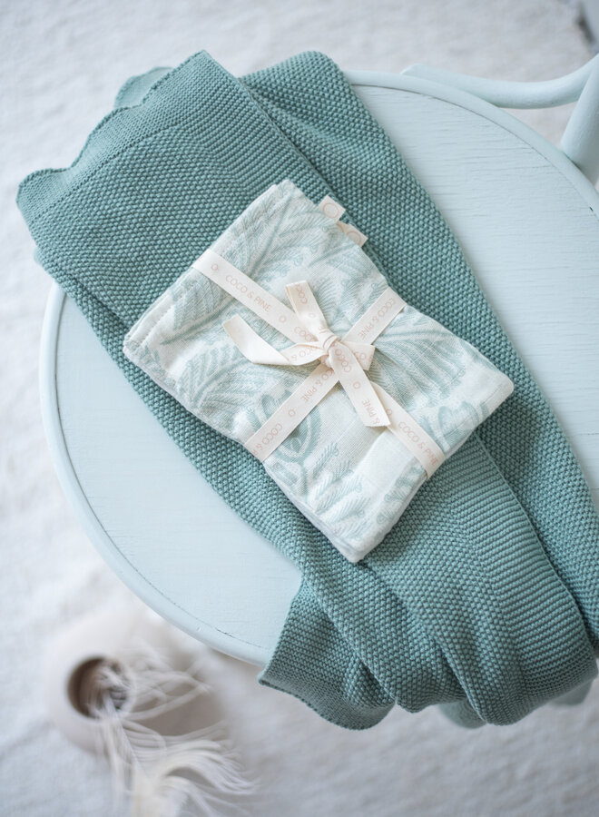 Coco & Pine - Muslin washcloth - feather