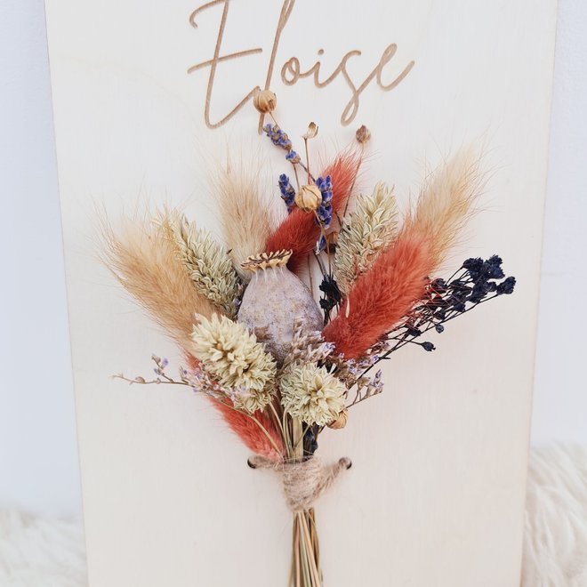 Eloise x HIP HOI - Houten foto met gevulde proefbuis