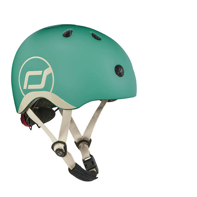 Scoot and Ride - Helmet XS/XXS- Forest  (1 tot 3 jaar)