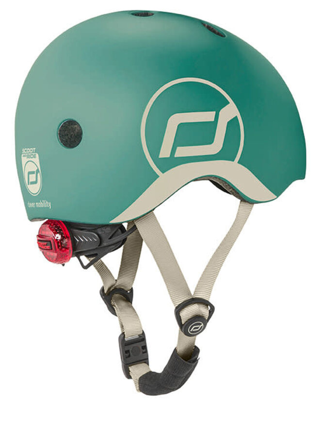Scoot and Ride - Helmet XS/XXS- Forest  (1 tot 3 jaar)