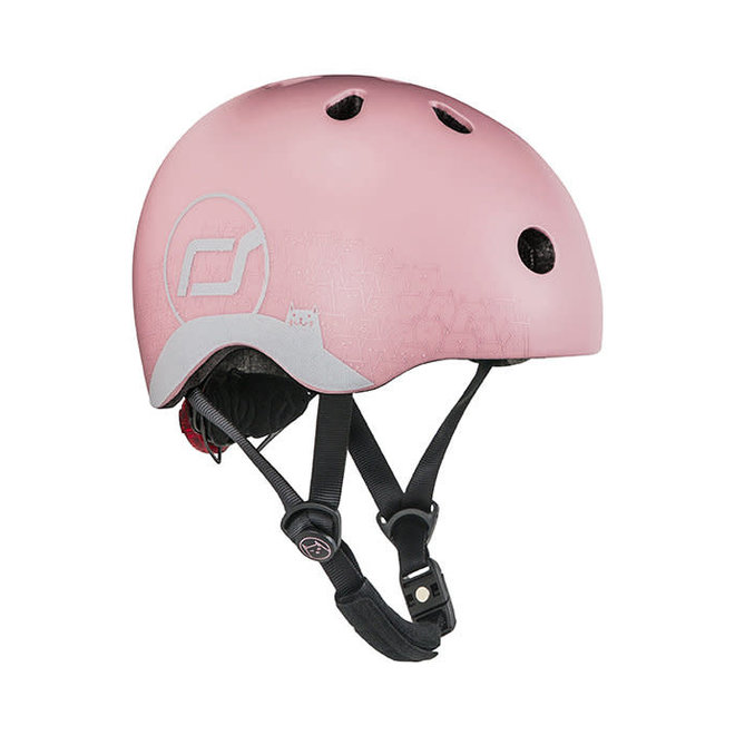 Scoot and Ride - Helmet  XS/XXS - Reflective Rose (1 tot 3 jaar)
