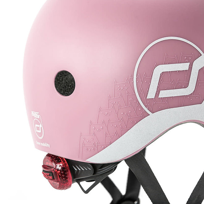 Scoot and Ride - Helmet XS/XXS - Reflective Rose (1 tot 3 jaar)