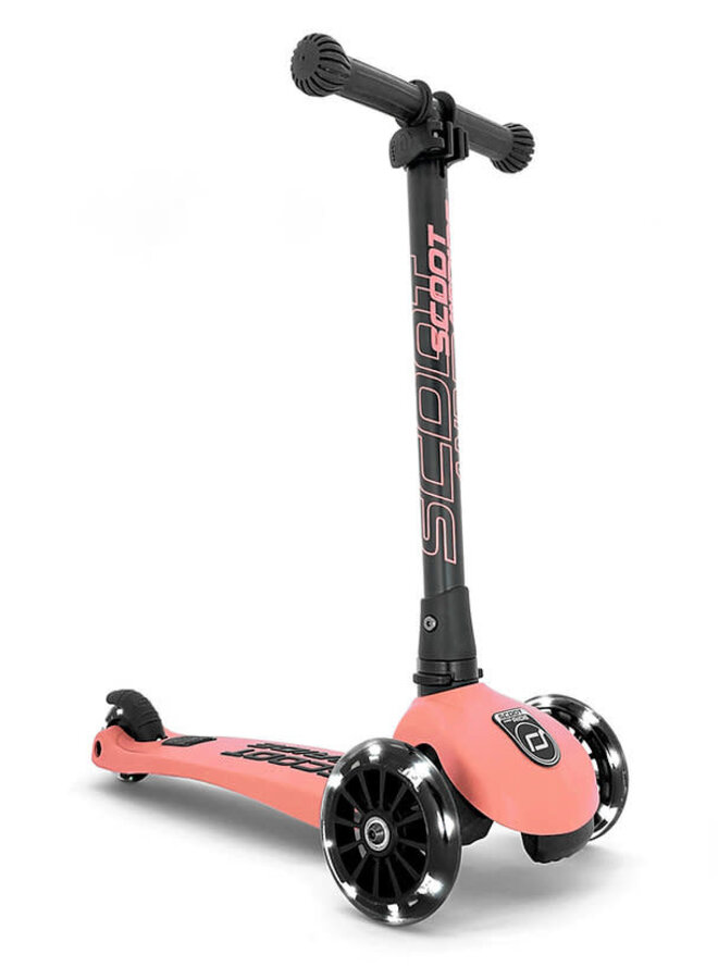 Scoot and Ride - Highwaykick 3 LED - Peach (3 tot 6 jaar)