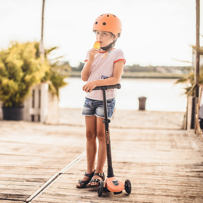 Scoot and Ride - Highwaykick 3 LED - Peach (3 tot 6 jaar)