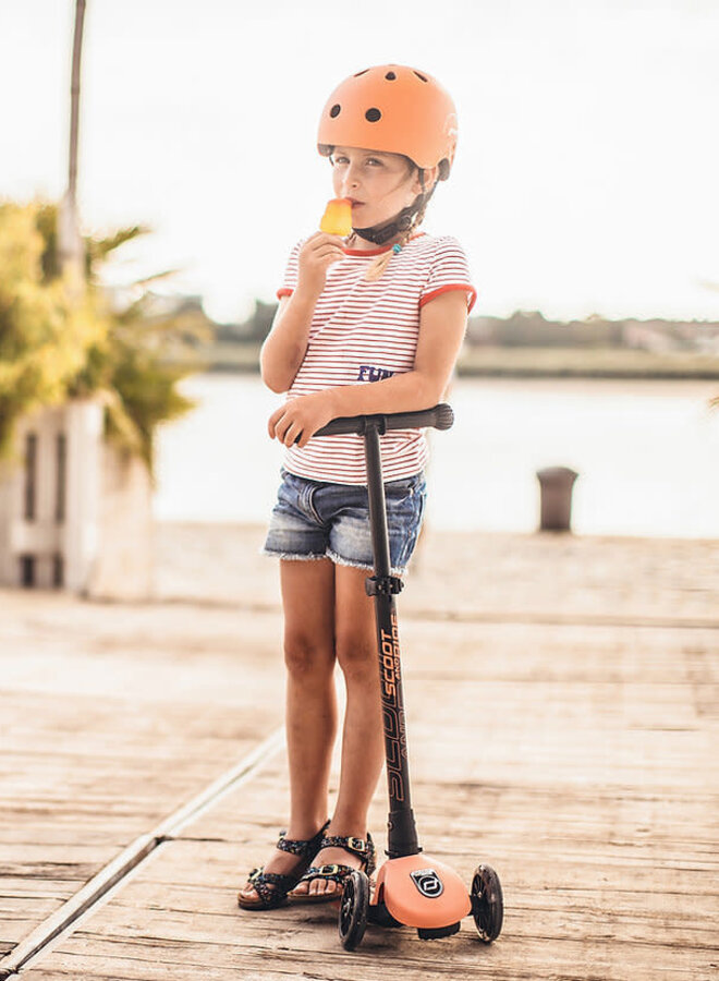 Scoot and Ride - Highwaykick 3 LED - Peach (3 tot 6 jaar)