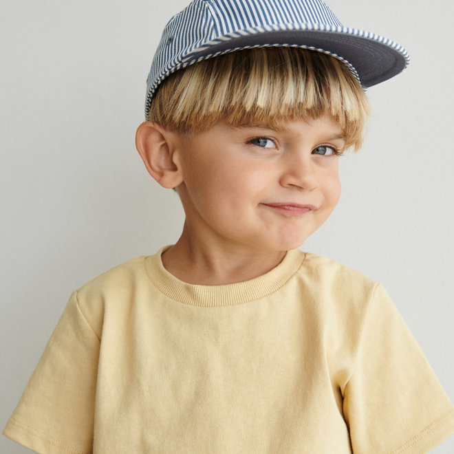 Liewood - Rory cap - Stripe Blue Wave / Creme de la creme