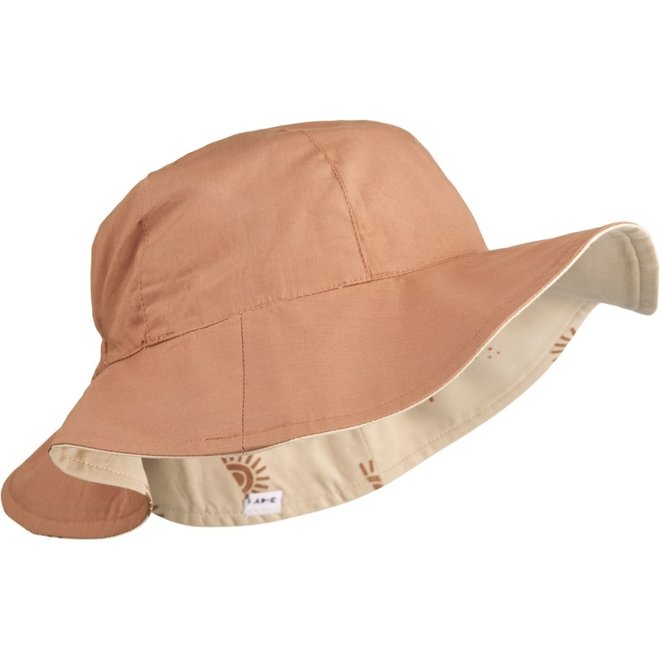 Liewood - Amelia reversible sun hat - Sunset/apple blossom mix