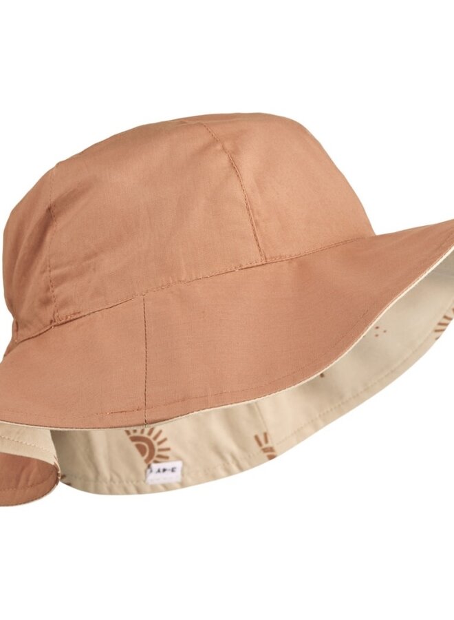 Liewood - Amelia reversible sun hat - Sunset/apple blossom mix