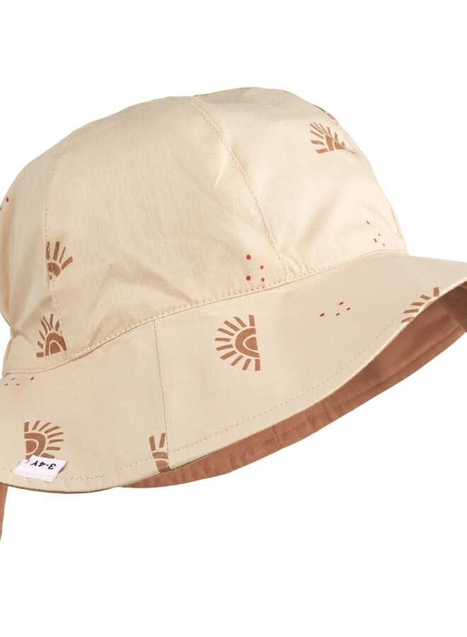 Liewood - Amelia reversible sun hat - Sunset/apple blossom mix
