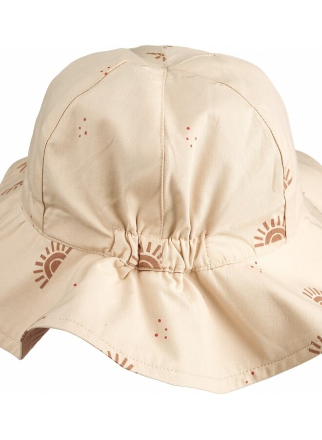 Liewood - Amelia reversible sun hat - Sunset/apple blossom mix