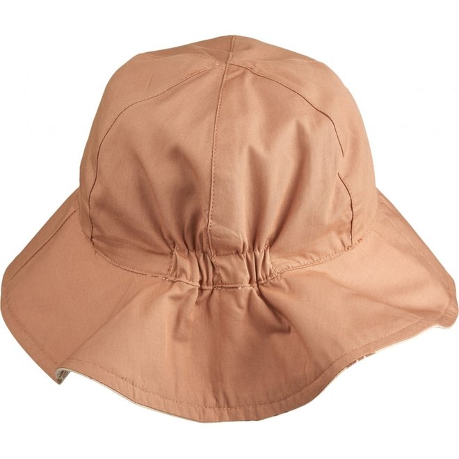 Liewood - Amelia reversible sun hat - Sunset/apple blossom mix