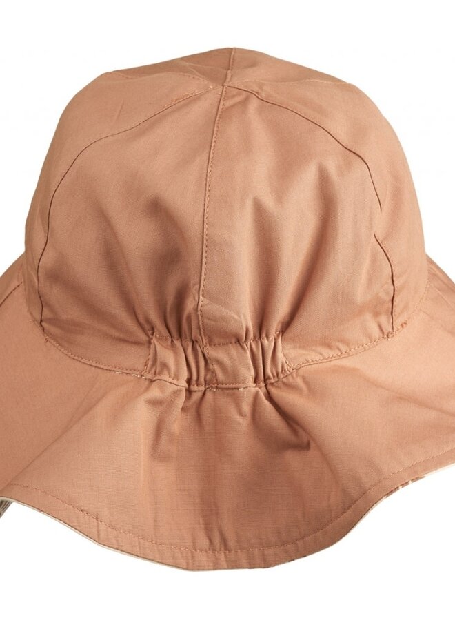 Liewood - Amelia reversible sun hat - Sunset/apple blossom mix