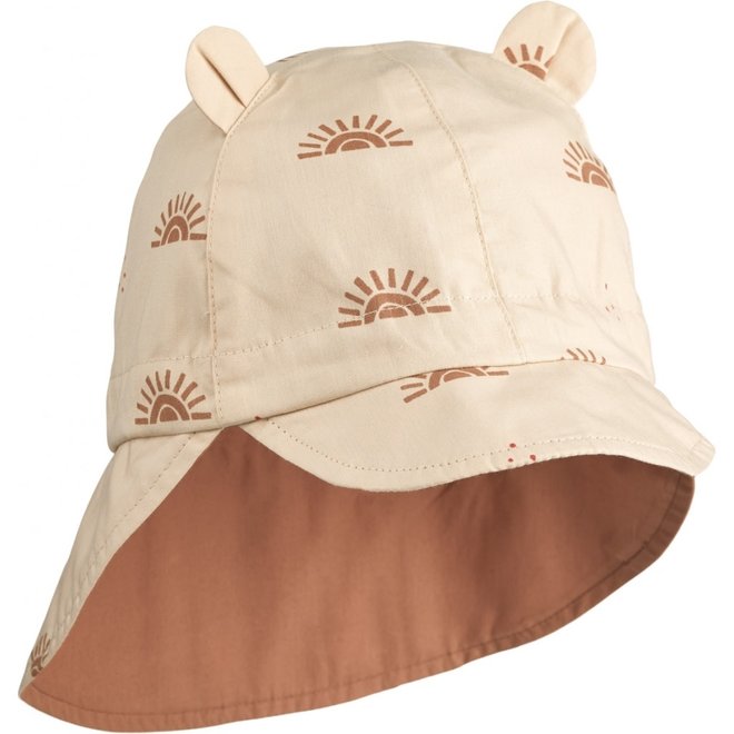 Liewood - Gorm reversible sun hat - Sunset/apple blossom mix