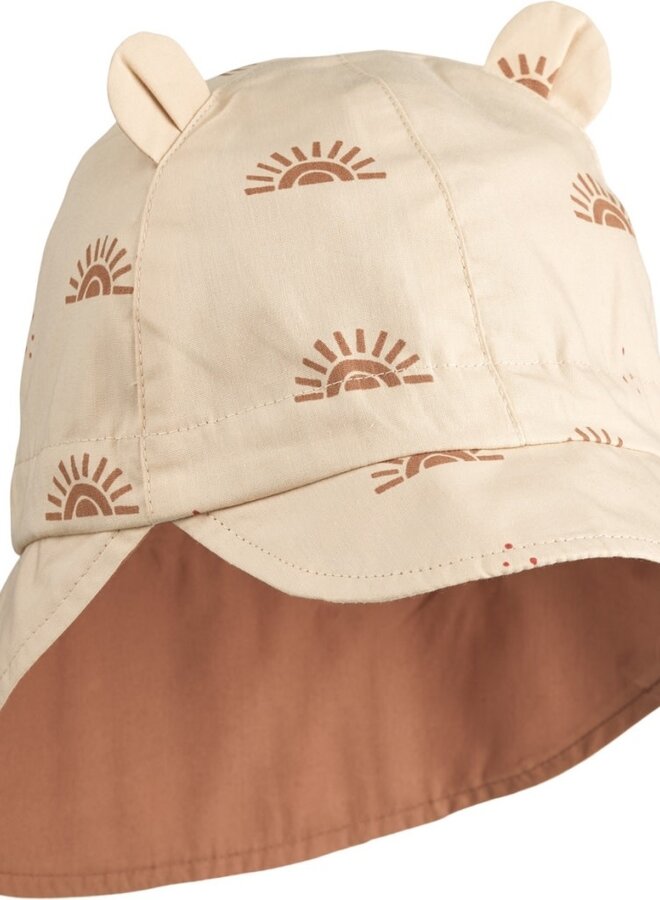 Liewood - Gorm reversible sun hat - Sunset/apple blossom mix