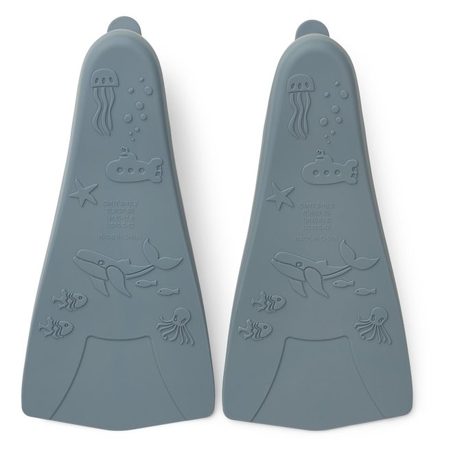 Liewood - Gustav swim fins - Whale blue