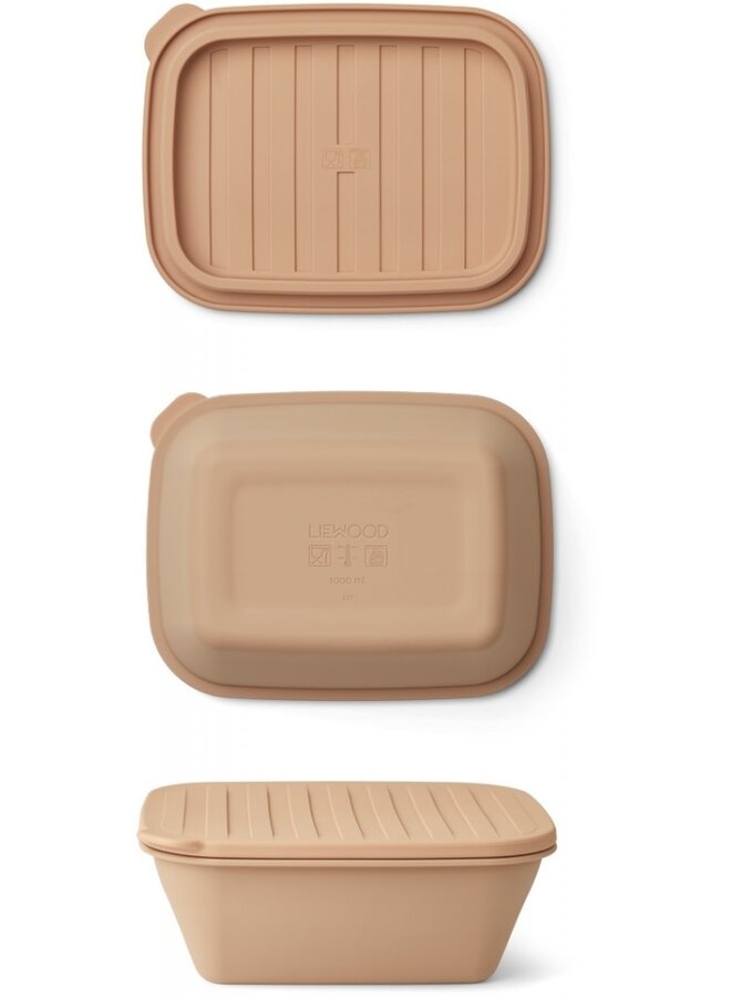 Liewood - Franklin foldable lunch box - Tuscany rose/pale tuscany mix