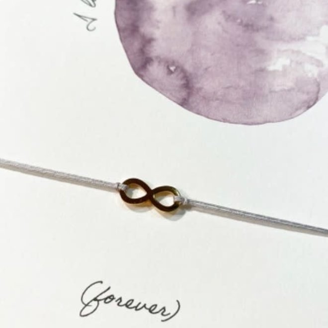 by Vivi - Armbandje en wenskaart 'Moon'