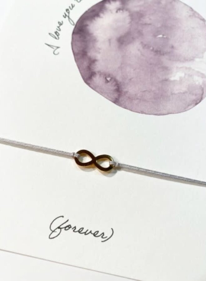 by Vivi - Armbandje en wenskaart 'Moon'