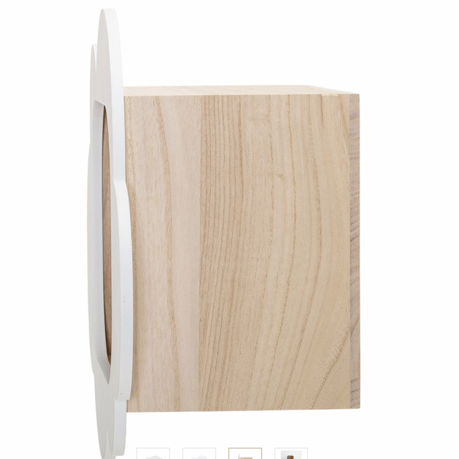 Bloomingville - Shahin Display box  White  Paulownia