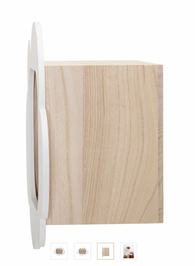 Bloomingville - Shahin Display box  White  Paulownia