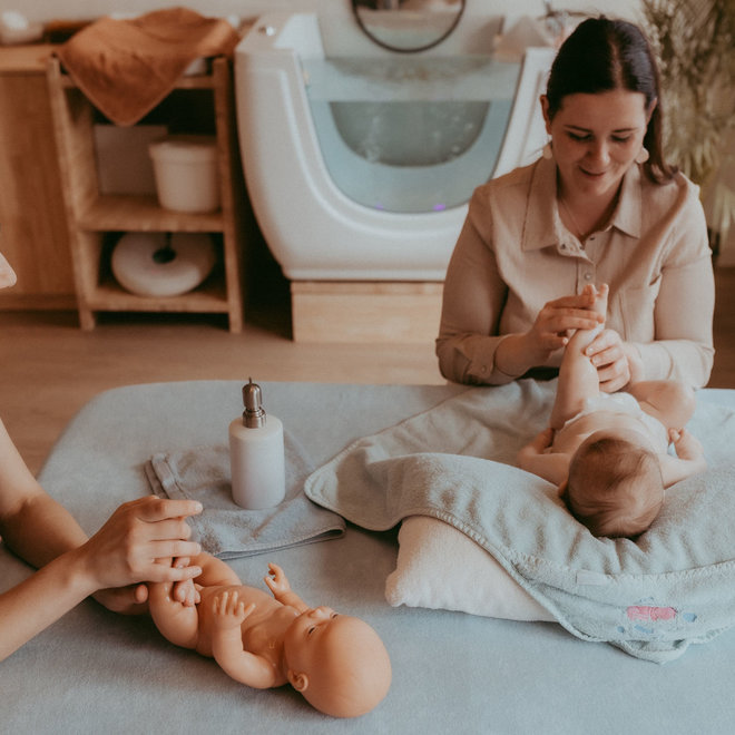 Sessie 'MARILOU' - Hydrotherapie en babymassage voor baby's