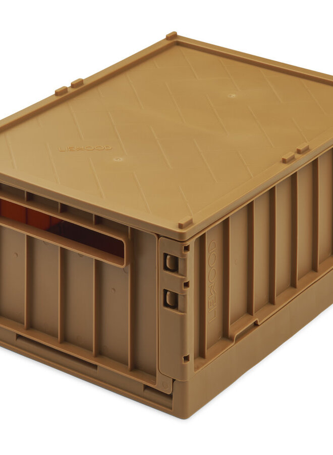 Liewood - Weston storage box with lid M - Golden caramel
