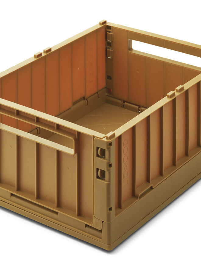 Liewood - Weston storage box with lid M - Golden caramel