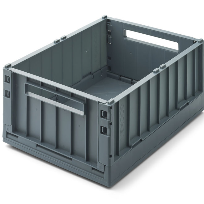Liewood - Weston storage box with lid - Whale blue