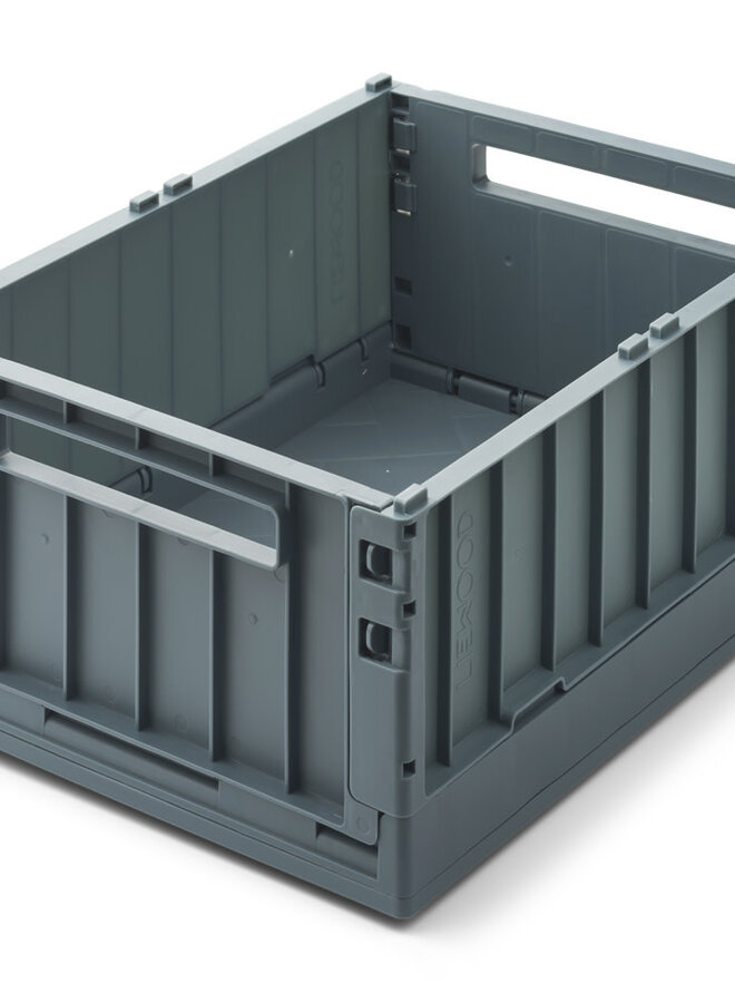 Liewood - Weston storage box with lid M - Whale blue