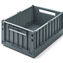 Liewood - Weston storage box with lid M - Whale blue