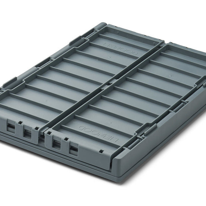 Liewood - Weston storage box with lid M - Whale blue