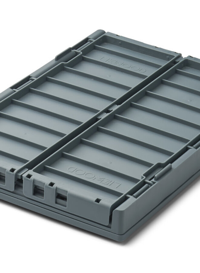 Liewood - Weston storage box with lid M - Whale blue