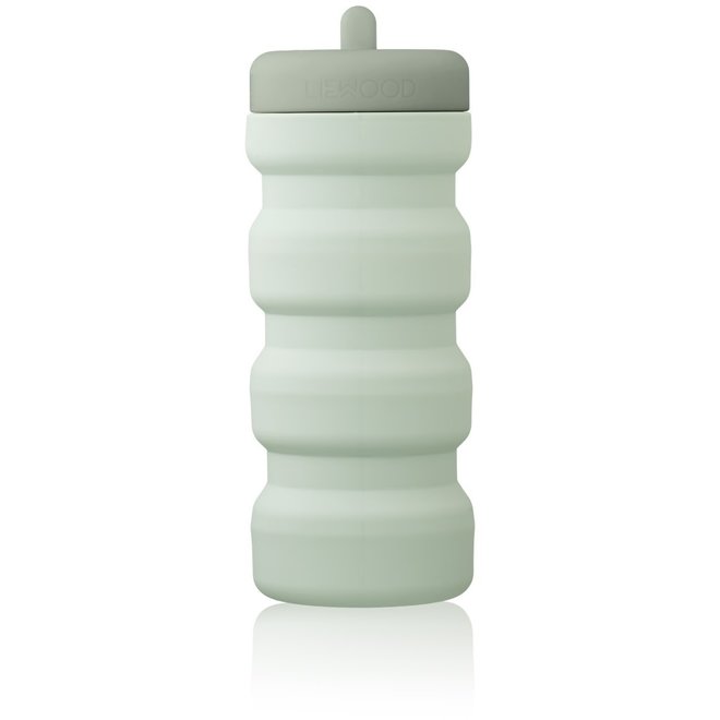 Liewood - Wilson foldable bottle - Dusty mint/faune green mix