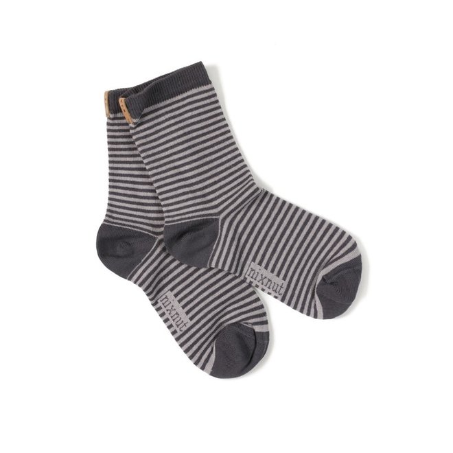 Nixnut Stripe Socks - Antracite Stripe