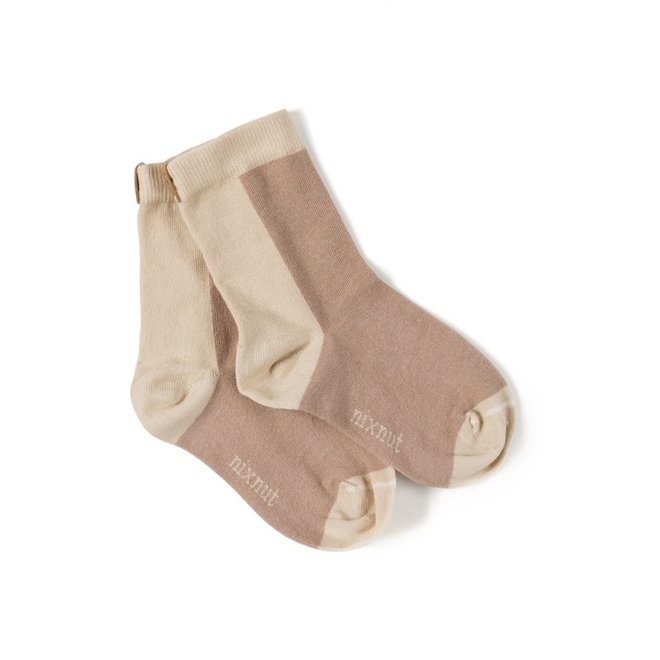 Nixnut Block Socks - Mauve