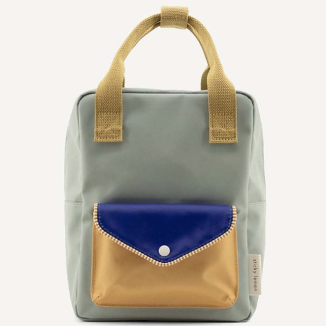 Sticky Lemon Backpack Small - Meadows Envelope blue bird